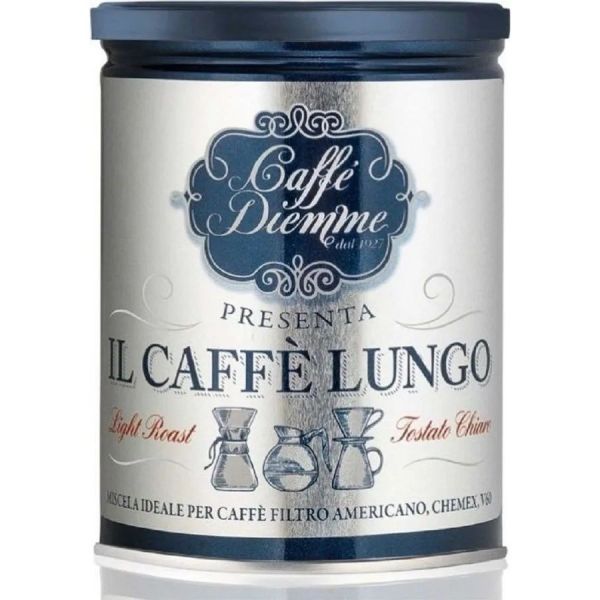 Кофе молотый DIEMME CAFFE Caffe Lungo обжарка легкая 1 шт 0,2 кг (F1217)