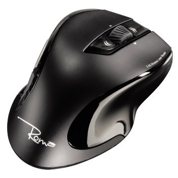 Мышь HAMA H-53879 Roma черный лазерная (1600dpi) беспроводная USB (6but)